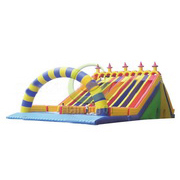 inflatable beach slide